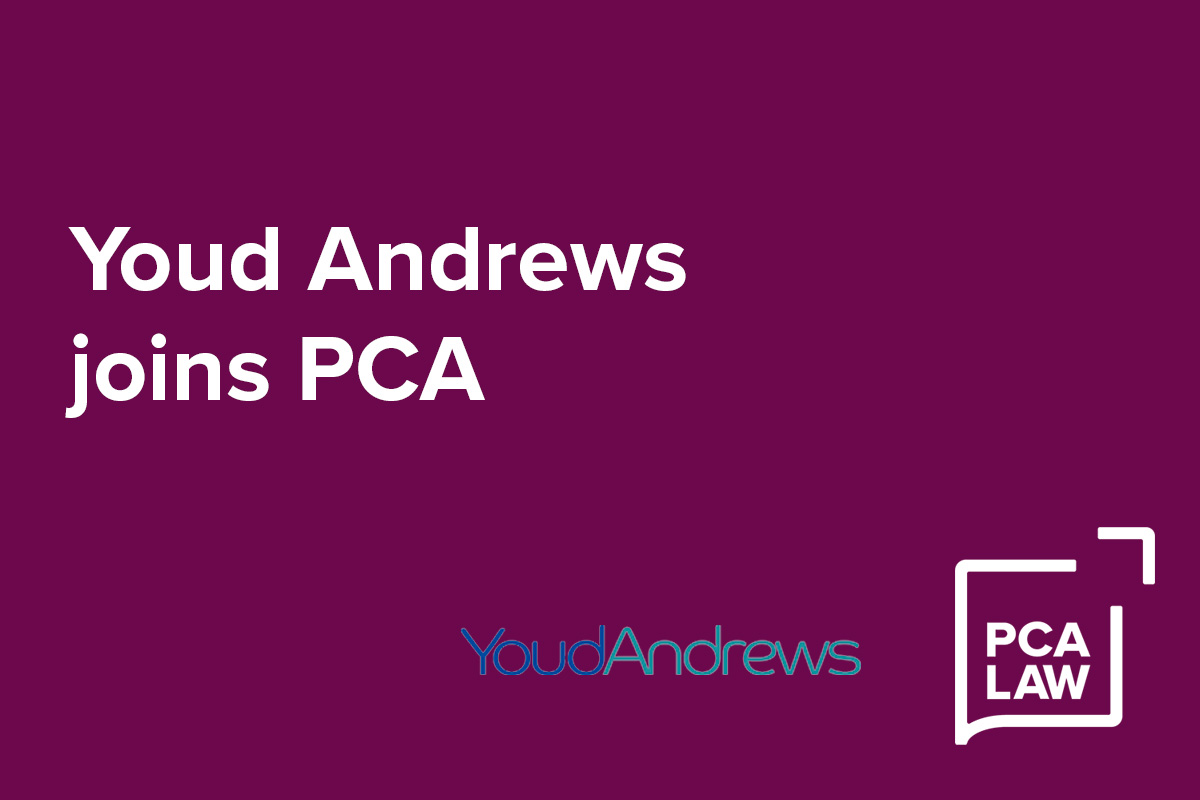PCA - Event - Youd Andrews joins PCA